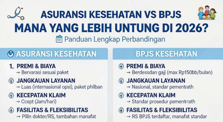Asuransi Kesehatan vs BPJS: Panduan Lengkap Mana yang Lebih Untung di 2026?