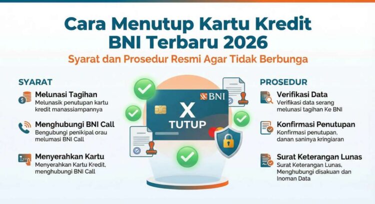 Cara Menutup Kartu Kredit BNI Terbaru 2026: Syarat dan Prosedur Resmi Agar Tidak Berbunga