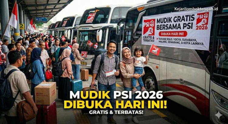 Mudik PSI 2026 Dibuka Hari Ini: Cara Daftar dan Rute Gratis Terbaru