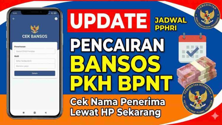 Update Jadwal Pencairan Bansos PKH BPNT, Cek Nama Penerima Lewat HP Sekarang