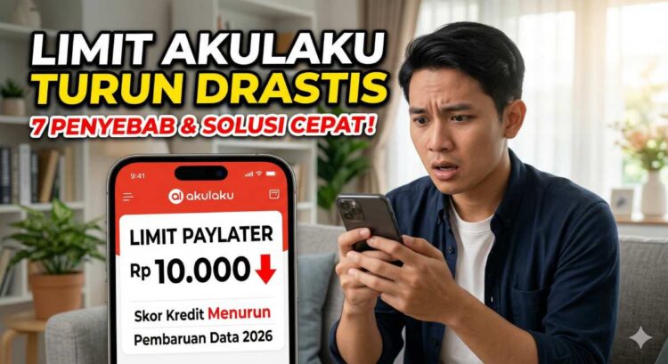 7 Penyebab Limit Akulaku Paylater Turun Drastis di 2026 dan Solusinya