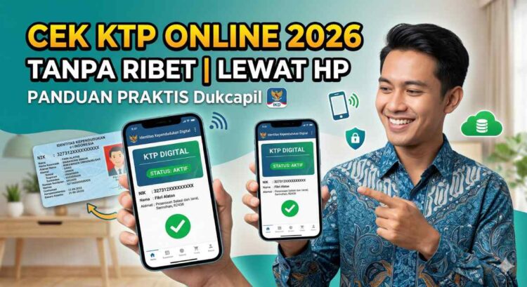 Cara Cek KTP Online Terbaru 2026: Cara Praktis Lewat HP Tanpa Ribet