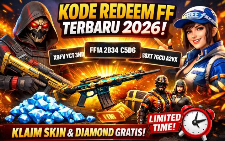 Kode Redeem FF Hari Ini April 2026 Terbaru, Klaim Gratis Skin dan Diamond