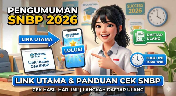 Link Utama Cek SNBP 2026 Hari Ini: Panduan Lengkap Hasil Seleksi dan Langkah Daftar Ulang