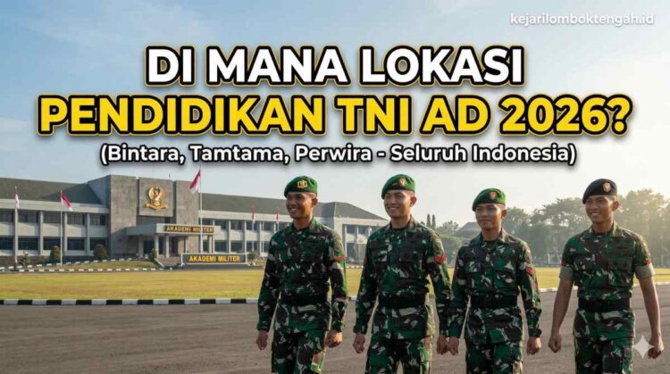 Lokasi Pendidikan TNI AD 2026 Terbaru: Di Mana Saja Tempatnya?